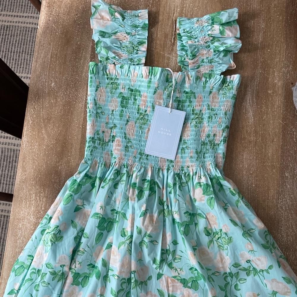 💐Brand new with tags! ⭐️Elizabeth Nap Dress- Blue roses